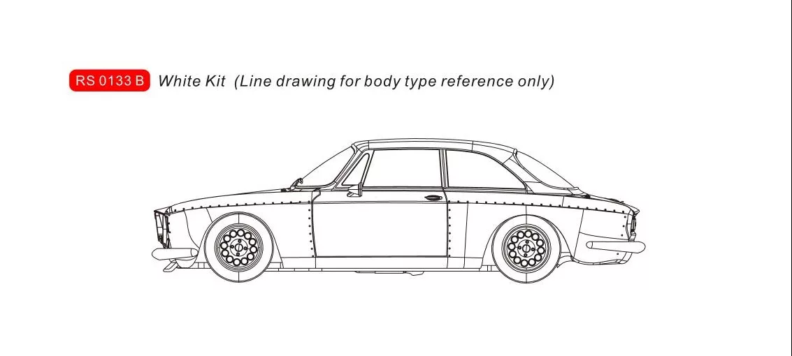 RS0133B Alfa white kit RS0133B Alfa white kit